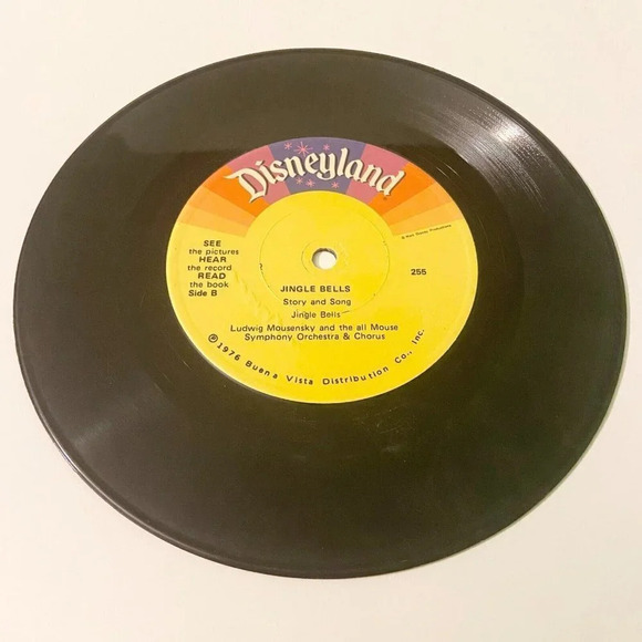 Vintage  1976 Jingle Bells Little Golden Book 7 Inch Record - Picture 12 of 16
